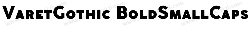 VaretGothic BoldSmallCaps字体转换